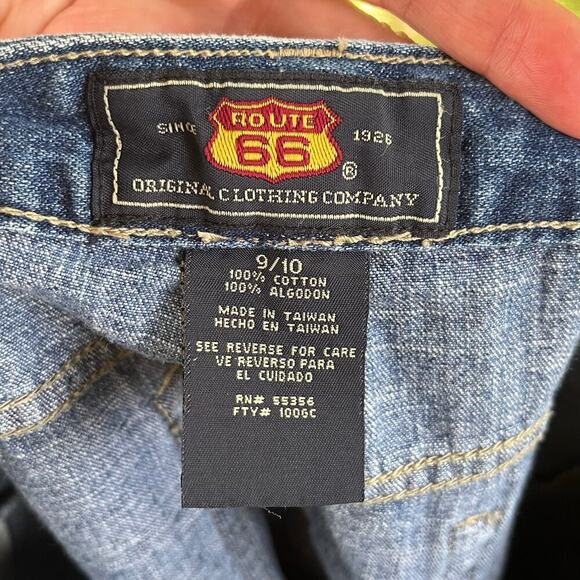 Route 66 Women's Vintage Denim Mini Skirt Size 9/10 30" Waist - Picture 5 of 6